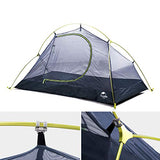 Naturehike Tienda Ultraligera Tienda de Trekking para 1 Persona Tienda 3-4 Temporada para Acampar Senderismo (Navy)