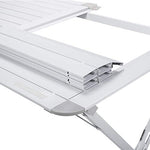 Mesa de camping Campart Travel TA-0802 – 110 x 70 cm – Tablero enrollable