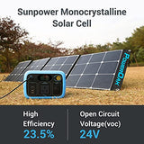 Placa Solar 200W 24V PowerOak BLUETTI SP200 Módulo Solar Fotovoltaico Plegable