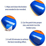Reparación Parches, 20 Piezas Kit de Reparación Parche Adhesivo Bajo el Agua Parche Reparacion Piscina Parche Inflable Transparente PVC para Piscinas Inflables Camas de Agua Juguetes, 6.35 x 6.35 cm