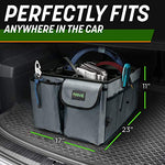 Drive Auto Products Organizador de Coche - Almacenaje con Correas de Sujeción Ideal para la Organización de Automóviles y Mantener el Maletero Ordenado, Bolsa de Viaje Segura Antideslizante Plegable