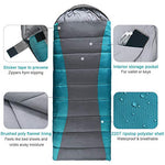 Forceatt Saco de Dormir Winter para Adultos y Adolescentes de 0 ℃ a 20 ℃丨Ideal para Acampar, Hacer Mochileros y Hacer Caminatas y Otras Actividades al Aire Libre 丨 Resistente al Agua, Ligero y Cálido.