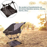 smartpeas Silla De Camping Fabricada En Robusto Poliéster 600D Y Aluminio - Ligera Y Plegable - Accesorio De Camping con Bolsillos Laterales + Tapete De Playa & Bolsa De Transporte
