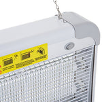 Outsunny Lámpara Anti-Mosquitos Lámpara Matamoscas Eléctrica Lámpara Anti-Insectos 20W Área 60m² Seguro y Eficaz con Luz UV para Exterior e Interior