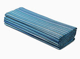 FH Home - Alfombra de Suelo de plástico Reciclado para Interiores y Exteriores, Ideal para la Playa, Camping, Viajes de Camping, picnics - Ligera - Plegable - Havana - Turquoise (270 cm x 360 cm)