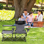 Richolyn Silla Doble Camping Plegable Doble Camping Silla Plegable al Aire Libre Silla Plegable Silla Plegable Silla de Camping Silla de Moda Silla de Camping Silla Camping Fácil para la Pesca