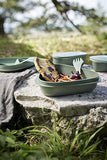 Light My Fire Vajilla Camping - Kit Picnic 8 Cubiertos Camping - Vajilla Plastico Reutilizable 100% sin BPA