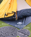 HIKEMAN Lona Multiusos Impermeable para Acampar al Aire Libre,Tienda de campaña y toldo,Hexágono Alfombra de campaña,años para Camping,Senderismo,Picnic (M)