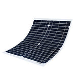 Placa Solar de 20W 18v, flexible Cargador solar monocristalino con DC USB para del coche 12v