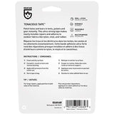 GearAid - Cinta adhesiva de reparación para adultos, unisex, color negro, talla única