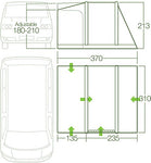 Lichfield California Drive-Away Air Awning - Excalibur, bajo