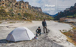 Naturehike Mongar Tienda de campaña de mochilero Ligero 2 Personas para el Excursionismo, el Senderismo y el Camping (Gris)