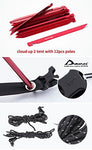 Naturehike Cloud-up 2 Tienda de Campaña Ultraligera para 2 Personas - Tienda Impermeable de Doble Capa para Trekking, 4 Estaciones(Naranja)