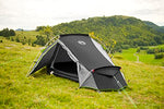 Coleman Cobra compacta Ultraligera para 2 Personas, 100% Impermeable, Cosida en el Suelo, Tienda de campaña con Postes de Aluminio, Lanzamiento rápido, Unisex Adulto, Gris, Talla única