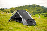 Coleman Cobra compacta Ultraligera para 2 Personas, 100% Impermeable, Cosida en el Suelo, Tienda de campaña con Postes de Aluminio, Lanzamiento rápido, Unisex Adulto, Gris, Talla única
