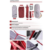 Naturehike Cloud-up 2 Tienda de Campaña Ultraligera para 2 Personas - Tienda Impermeable de Doble Capa para Trekking, 4 Estaciones(Naranja)