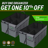Drive Auto Products Organizador de Coche - Almacenaje con Correas de Sujeción Ideal para la Organización de Automóviles y Mantener el Maletero Ordenado, Bolsa de Viaje Segura Antideslizante Plegable