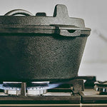 BURNHARD Olla de Hierro Fundido 3,8 L Dutch Oven, Horno holandés