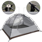 Forceatt Tienda De Campaña 3 Personas, con 100% A Prueba De UV/Viento/Impermeable, Tienda de Techo de Doble Capa Portátil Ultraligera, para Trekking, Camping, Playa, Aventura Etc