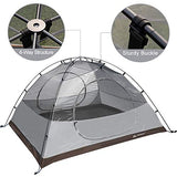 Forceatt Tienda De Campaña 3 Personas, con 100% A Prueba De UV/Viento/Impermeable, Tienda de Techo de Doble Capa Portátil Ultraligera, para Trekking, Camping, Playa, Aventura Etc