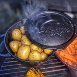 BBQ-Toro Cazuela de hierro fundido con tapa | 2 litros