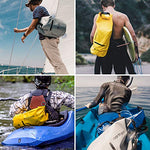 Earth Pak Bolsa Seca Impermeable de Serie Torrent para Kayak, canotaje, Senderismo, Camping y Pesca con Estuche para teléfono a Prueba de Agua (Verde, 20L)