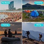 Radio de Emergencia Portátil Manivela FM Am, Generacion Solar Portátil Multifunción Al Aire Libre Novedad Radio con 2000mAh Batería/Alarma SOS/LED Linterna