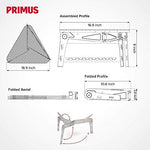 Primus Aeril Parrilla Plegable, Unisex Adulto, Multicolor, Dreieck