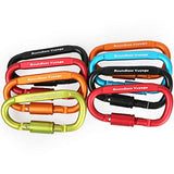 Boundless Voyage Ultra-Light Locking Carabiner Aleación De Aluminio Tipo D Hebilla Colgante Quikdraw Camping Senderismo Gancho Accesorios Herramienta Equipo