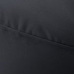 Lumaland Sofá Puff Redondo Grande 320l con Respaldo & Relleno Incluido - Sillón Relax Impermeable para Exterior - Mueble Ideal para Salón, Jardin y Terraza - 90 x 50 cm/Gris Acero