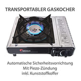 Maxsun - Hornillo de gas (acero inoxidable)