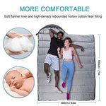 Forceatt Saco de Dormir Winter para Adultos y Adolescentes de 0 ℃ a 20 ℃丨Ideal para Acampar, Hacer Mochileros y Hacer Caminatas y Otras Actividades al Aire Libre 丨 Resistente al Agua, Ligero y Cálido.