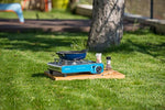 CAMPINGAZ Camp 'Bistro DLX Stopgaz – Hornillo eléctrica, Azul, XL