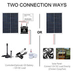 Placa Solar de 25W 12V, portátil para carga de batería de 12V