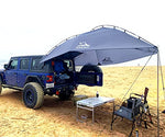 Hasika Awning Camper Trailer Roof Top Family Tent for Beach Camping SUV, MPV, Hatchback and Sedan Anti-UV Tents for Camping 6 Person by