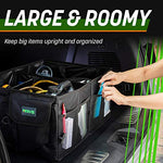 Drive Auto Products Organizador de Coche - Almacenaje con Correas de Sujeción Ideal para la Organización de Automóviles y Mantener el Maletero Ordenado, Bolsa de Viaje Segura Antideslizante Plegable