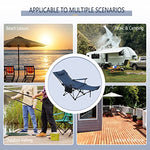 WOLTU Set de 2 Silla Camping Sillas Plegables, Silla de Acampada Portátil, Ligera para Picnic, Playa, Jardín, Pesca, con Portavasos, Azul