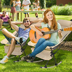 Silla Mecedora de Camping (Doble Uso), ANEWSIR sofá Mecedora Plegable, Patas Desmontables, Silla de Camping Ligera y Plegable, cargable hasta 150 kg.