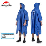 Naturehike 3 en 1 multifunción Poncho Impermeable para IR de excursión de Pesca Montañismo NH17D002-M