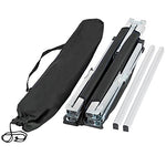 TecTake Cama de Camping XL Plegable Capacidad de 150 kg + Bolsa para Transporte Varias cantidades - (Negro | No. 401212)