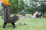 StarBlue - Estufa Rocket para Acampadas con Bolsa De Transporte, Funcionamiento con Leña, Portátil, Cámara De Combustible Grande, Ideal para Cocinar Al Aire Libre, Pícnics, Barbacoas, Caza Y Pesca
