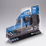 Midland CB-GO Radio CB M-Mini + Antena LC29 cod C1262.02, Negro