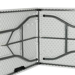 Pack 2 Mesas Plegables Portátiles Rectangulares de 180 cm | 7house | Mesa Multiusos: Camping, Eventos en Espacios Exteriores o Interiores | Mesa Resina y Patas Acero | 4-6 Personas y Carga de 150kg