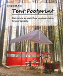 HIKEMAN Lona Multiusos Impermeable para Acampar al Aire Libre,Tienda de campaña y toldo,Hexágono Alfombra de campaña,años para Camping,Senderismo,Picnic (M)
