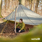 Wechsel Tents Wing L - Toldo para Tienda Refugio de Campaña, Proteccion Impermeable Resistente a la Lluvia, 385 x 410 x 280 cm (Travel Line)