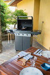 CAMPINGAZ 3 Series LS Plus Dual Gas Barbacoa Gas, BBQ con 2 Parrillas, 3 quemadores de Acero Inoxidable y 1 Lado