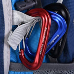 Boundless Voyage - Pack Mosquetones Clip forma D (Aleación de Aluminio) - Carga máxima 12KN