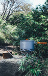 Fire-Maple Kit de Utensilios de Cocina Compactos para Camping con Diseño Anidado Incluye Una Olla, Un Hervidor y Una Sartén Antiadherente, Ideal Para Pescar, Hacer Picnics y Acampar