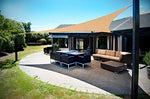SUNNY GUARD Toldo Vela de Sombra Triangular 3.6x3.6x3.6m Impermeable a Prueba de Viento protección UV para Patio, Exteriores, Jardín, Color Arena