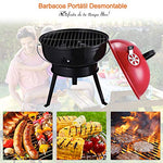 Outsunny - Barbacoa de Carbón Portátil